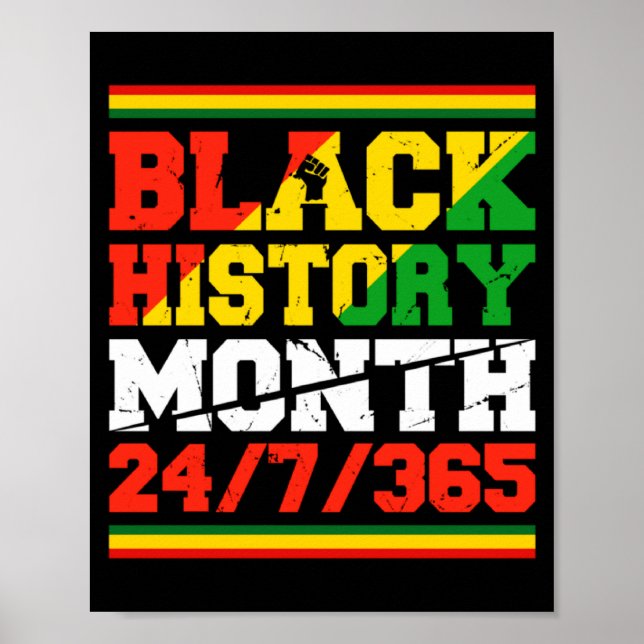 Affiche Mois de l'histoire des Noirs Un mois ne peut conte (Devant)