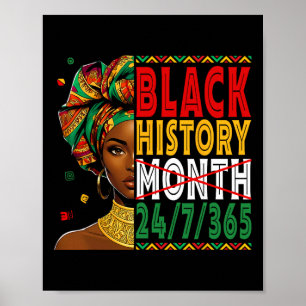 Affiche Mois de l'histoire des Noirs, vivez-le, apprenez-l