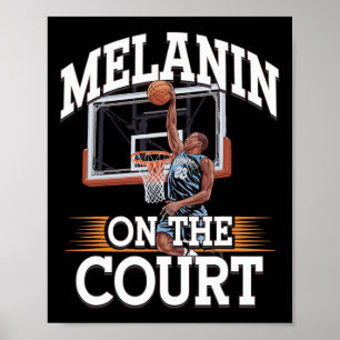 Affiche Mois de l'histoire noire Africain Noir Afro Bysket