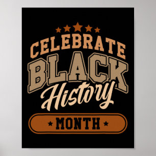 Affiche Mois de l'histoire noire Histoire de l'Amérique af