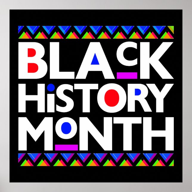 Affiche Mois de l'histoire noire Melanin Hommes Femmes Enf (Devant)