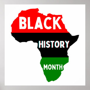 Affiche Mois de l'histoire noire Melanin Hommes Femmes Gar
