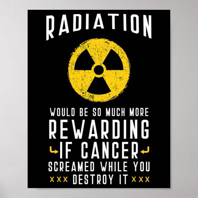 Affiche Mois de sensibilisation à la chimiothérapie Radiol (Devant)