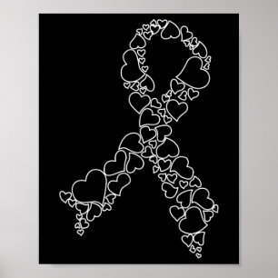 Affiche Mois de sensibilisation à la leucémie cardiaque - 