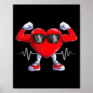 Affiche Mois de sensibilisation à la maladie cardiaque amé
