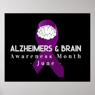 Affiche Mois de sensibilisation à la maladie d'Alzheimer e