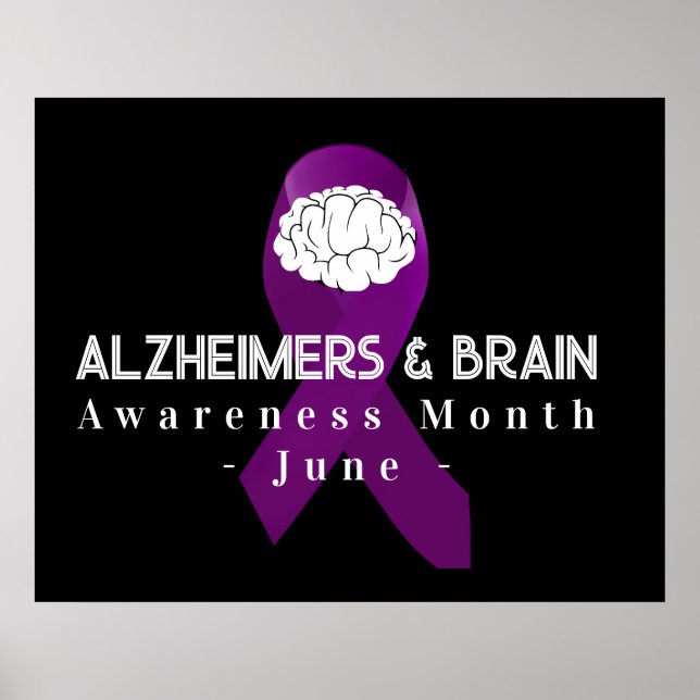 Affiche Mois de sensibilisation à la maladie d'Alzheimer e (Devant)