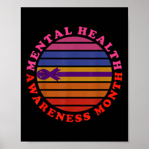 Affiche Mois de sensibilisation à la santé mentale