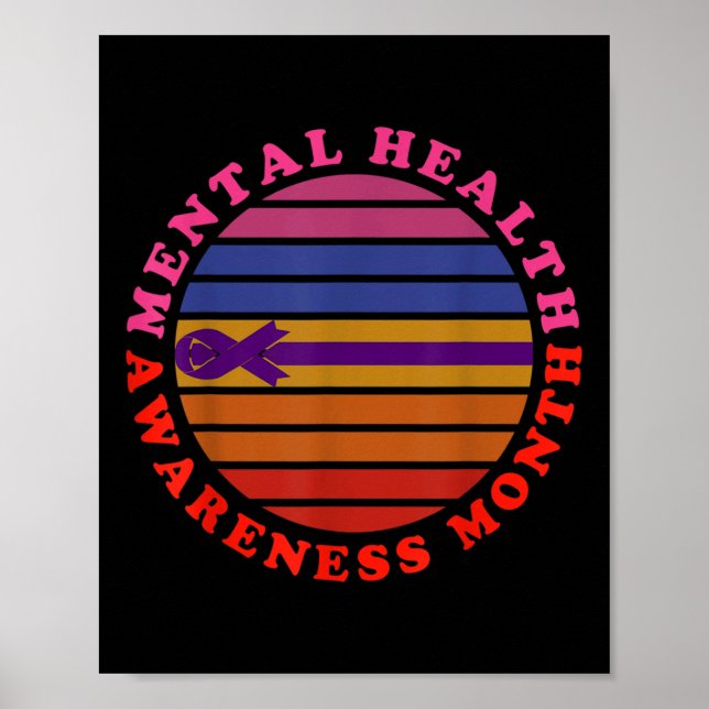Affiche Mois de sensibilisation à la santé mentale (Devant)