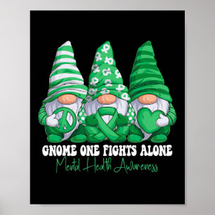 Affiche Mois de sensibilisation à la santé mentale Gnomes