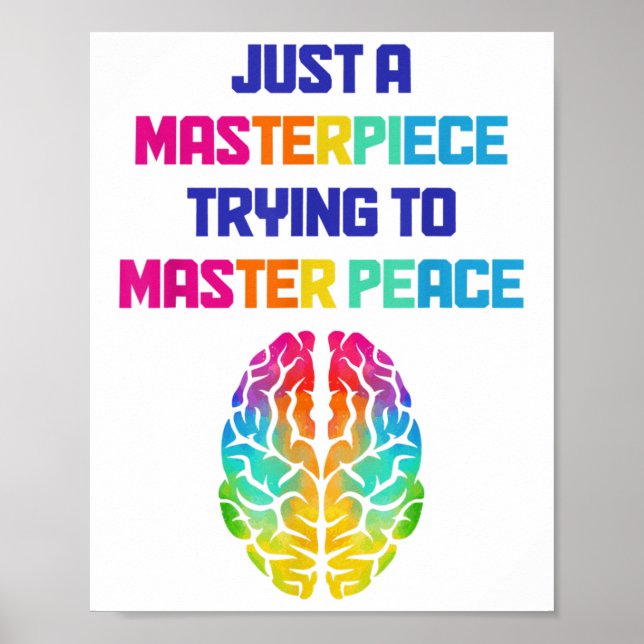 Affiche Mois de sensibilisation à la santé mentale Santé m (Devant)