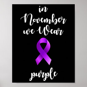 Affiche Mois de sensibilisation à l'épilepsie En novembre