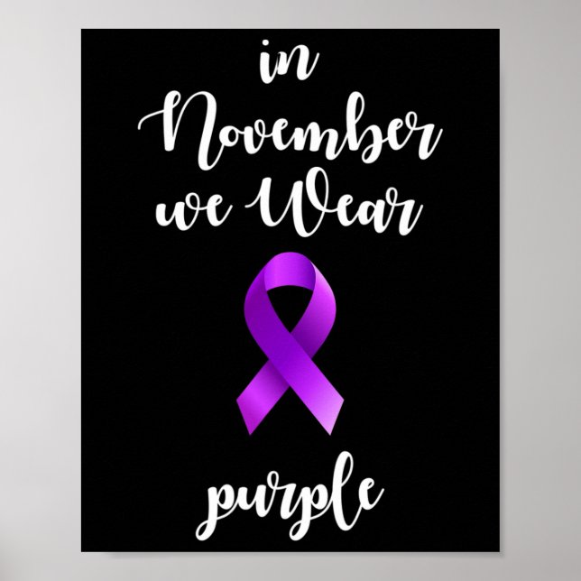 Affiche Mois de sensibilisation à l'épilepsie En novembre  (Devant)