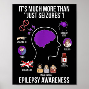 Affiche Mois de sensibilisation à l'épilepsie Guerrier de