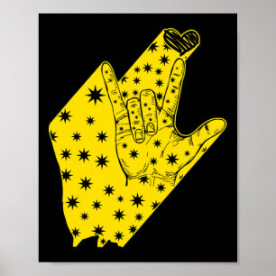 Affiche Mois De Sensibilisation Asl Langue Soutien Je Vous