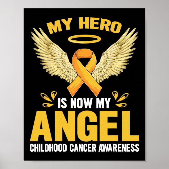 Affiche Mois de sensibilisation au cancer de l'enfance Mon (Devant)