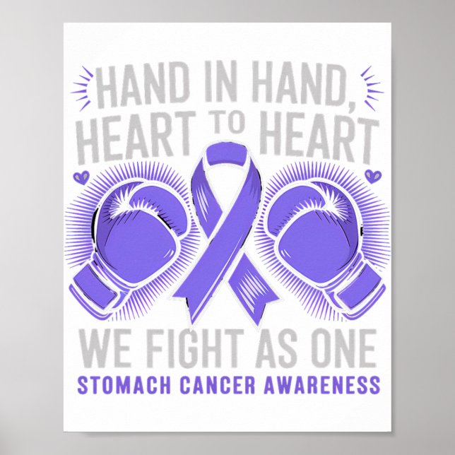 Affiche Mois de sensibilisation au cancer de l'estomac Nou (Devant)