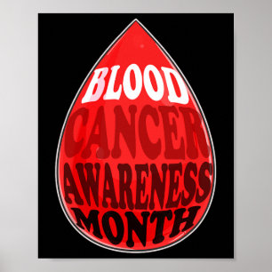 Affiche Mois de sensibilisation au cancer du sang Soutien
