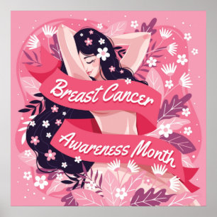 Affiche Mois de sensibilisation au cancer du sein