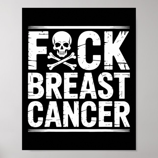 Affiche Mois de sensibilisation au cancer du sein Guerrier (Devant)