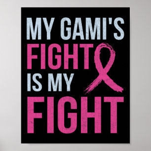 Affiche Mois de sensibilisation au cancer du sein Mon comb