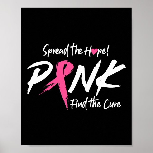 Affiche Mois de sensibilisation au cancer du sein Répandre (Devant)