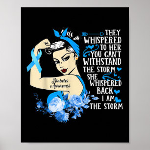 Affiche Mois De Sensibilisation Au Diabète Pour Les Puissa