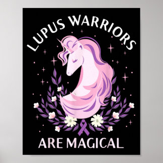 Affiche Mois de sensibilisation au lupus Les guerriers du 