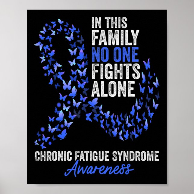 Affiche Mois de sensibilisation au syndrome de fatigue chr (Devant)