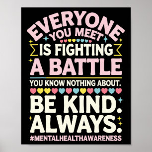 Affiche Mois de sensibilisation aux maladies mentales Mois