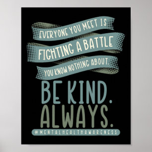 Affiche Mois de sensibilisation aux maladies mentales Mois