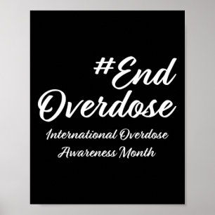 Affiche Mois de sensibilisation aux surdoses