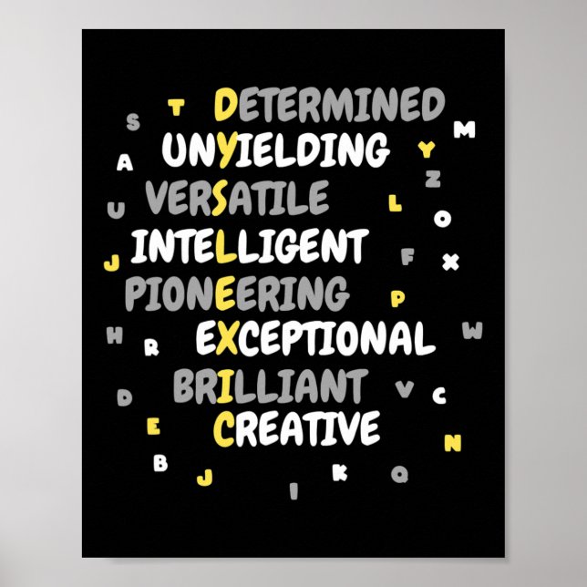 Affiche Mois De Sensibilisation Avec Signification (Devant)