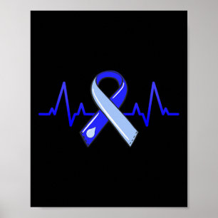 Affiche Mois de sensibilisation Cartouche Bleu
