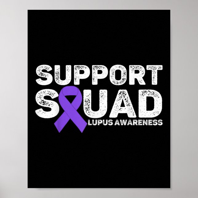 Affiche Mois De Sensibilisation De L'Escadron Lupus Pour L (Devant)