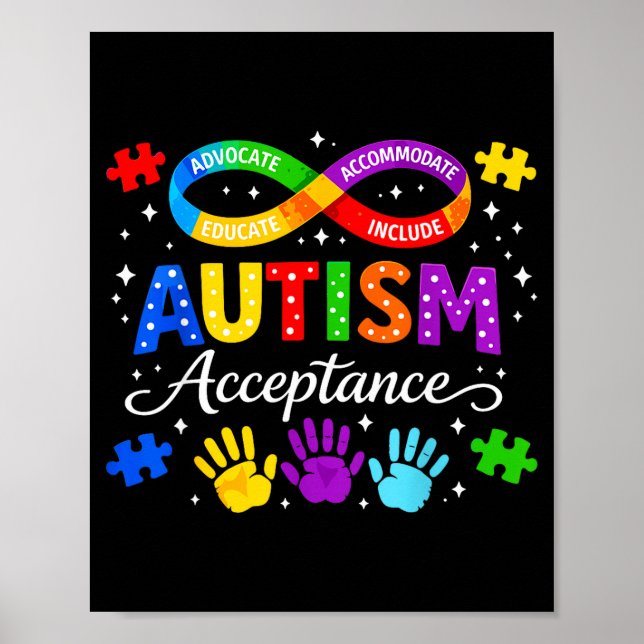 Affiche Mois de sensibilisation et d'acceptation de l'auti (Devant)