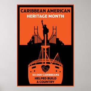 Affiche Mois du patrimoine des Caraïbes