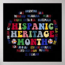 Mois du patrimoine hispanique Pays latinos