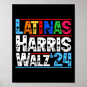 Affiche Mois Hispanique De L'Héritage Latinas Florales Pou