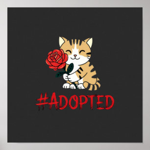 Affiche Mois national de l'adoption Célébrer la conscience
