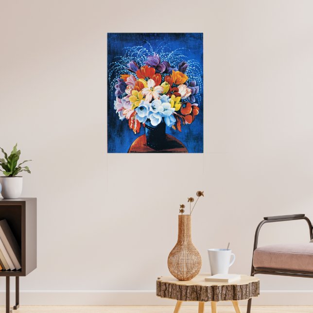 Affiche Moise Kisling, Bouquet de Tulipes, (Salon 3)