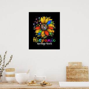 Affiche Moisson d'or Pays latins Mois du patrimoine hispan