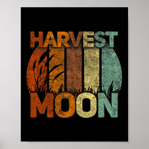 Affiche Moisson intemporelle Lune Automne T Pour Femmes Ho