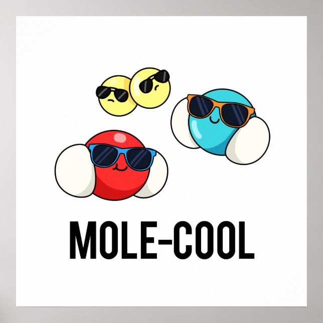 Affiche Mole-Cool Funny Molecule Pun (Devant)