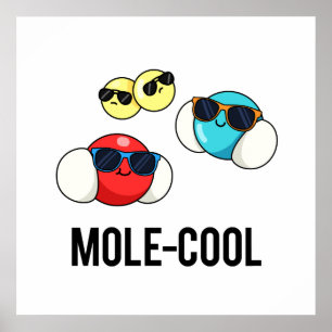 Affiche Mole-Cool molecule