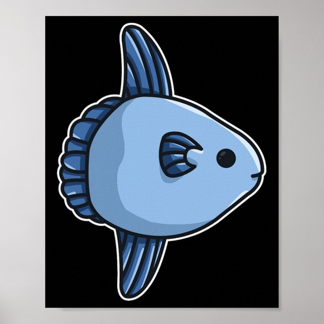 Affiche Môle Océan Môle Commun Mola - Mola Mola Poisson (Devant)