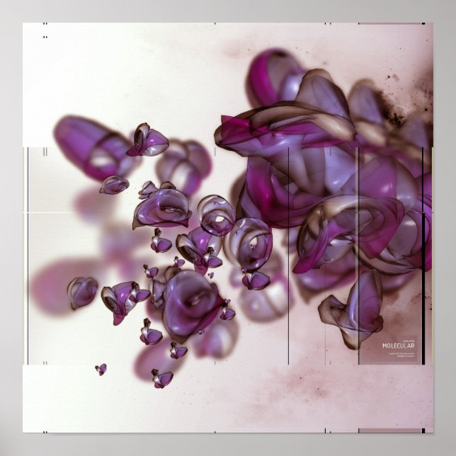 Affiche moléculaire (Devant)