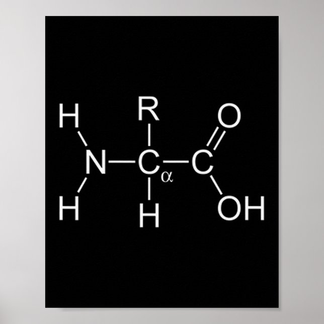Affiche Molécule Protéine - Gymnase Et Chimie Construction (Devant)