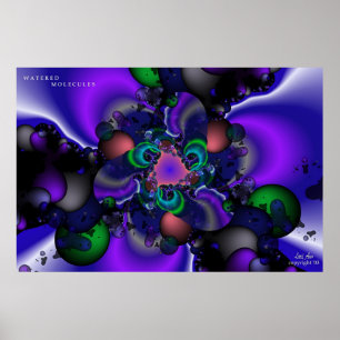 Affiche Molécules arrosées