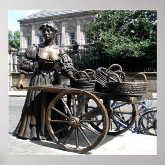 Affiche Molly Malone et Wheelbarrow Irlande